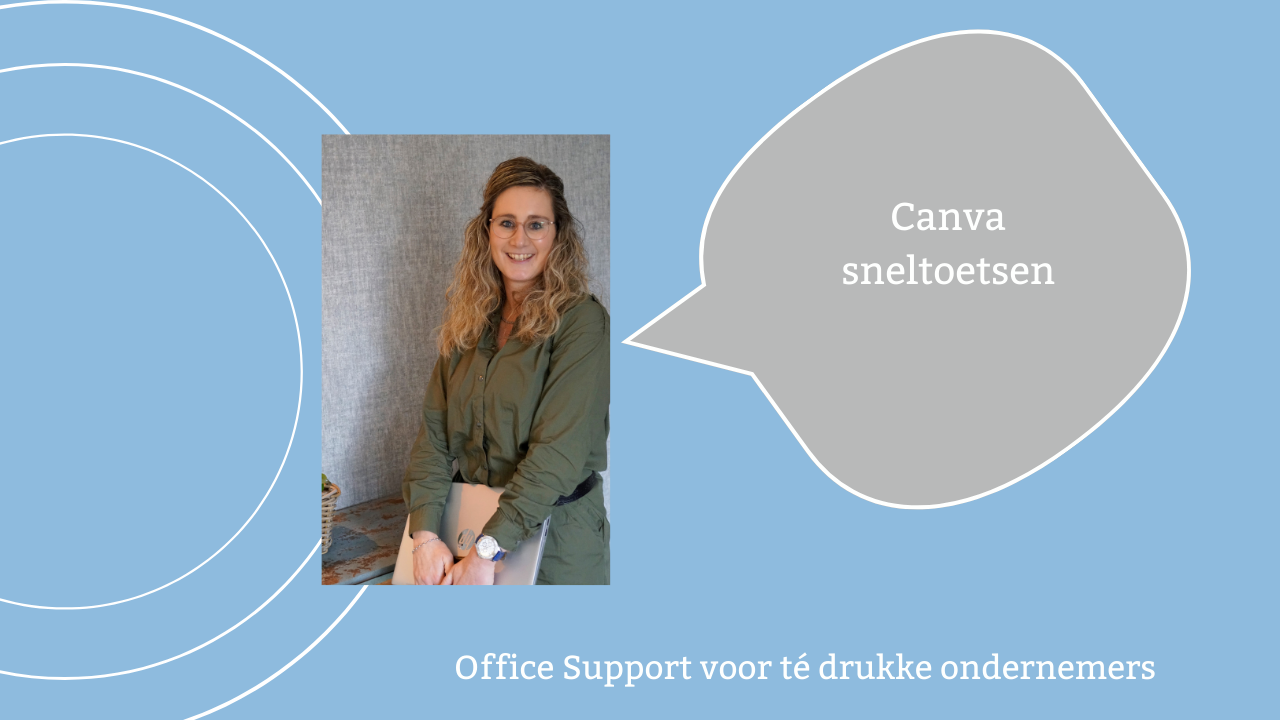 Sneltoetsen Canva
