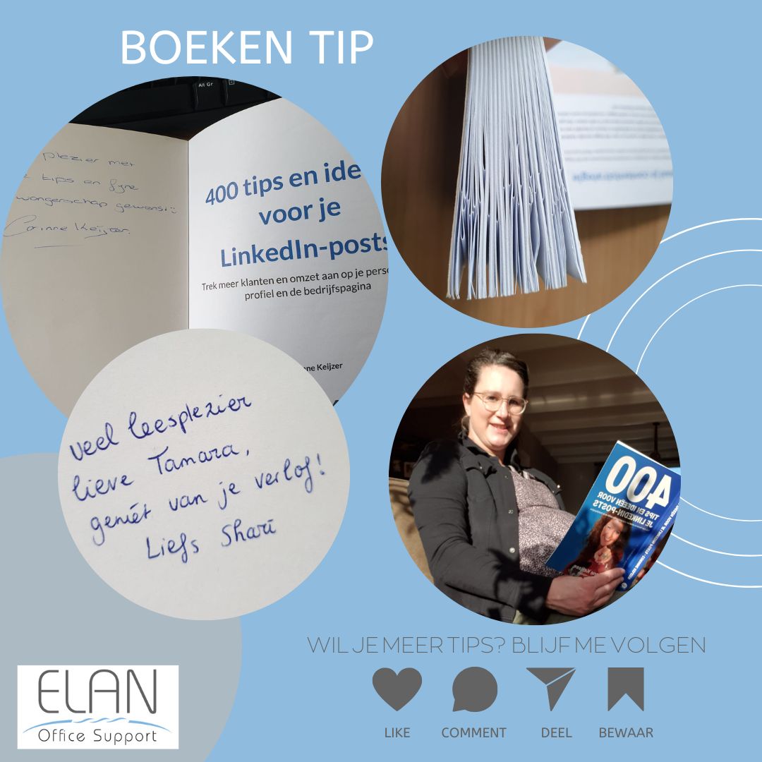 Boekentip 400 tips en ideeën voor je LinkedIn Posts Corinne Keijzer Boekentip 400 tips en ideeën voor je LinkedIn Posts Corinne Keijzer